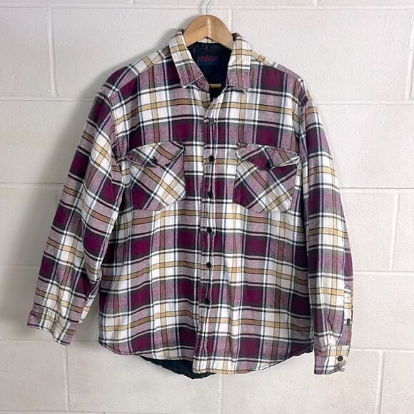 Vintage Dakota button up plaid flannel shacket - Picture 1 of 6